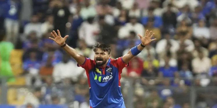 IPL 2025: Mukesh Kumar faces a 10% fine for violating the Code of Conduct against the Mumbai Indians