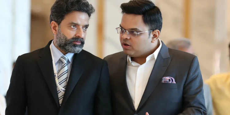 Regarding rumours about cricket proposals with Saudi Arabia, Arun Dhumal stated, "There is no proposal to be discussed"