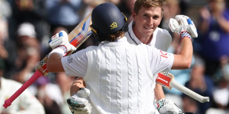 Centuries from Duckett, Crawley, and Pope secure a dominant day for England