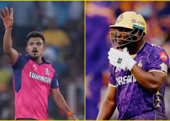 [WATCH] Theekshana's over is destroyed by Andre Russell consecutive vicious sixes