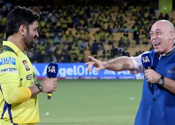 [WATCH] MS Dhoni's sly reply to Danny Morrison's "comeback" question: "Don't know I'm coming for the next game."