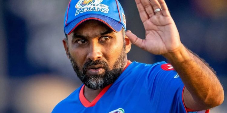"The weather has been threatening," said MI coach Mahela Jayawardene regarding the possibility of a rain delay for the match against DC. 1 "The weather has been threatening," said MI coach Mahela Jayawardene regarding the possibility of a rain delay for the match against DC.