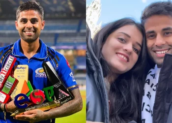 IPL 2025: Suryakumar Yadav dedicates the POTM award to his wife after arriving at the post-match ceremony with an umbrella