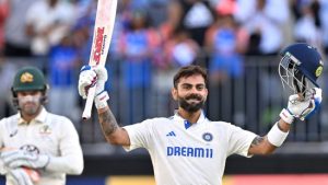 100 not out vs Australia, Perth 2024