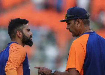 Ravi Shastri says he spoke with Virat Kohli prior to his Test retirement, saying, "His mind was very clear that he'd given us everything."