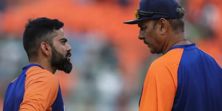 Ravi Shastri says he spoke with Virat Kohli prior to his Test retirement, saying, "His mind was very clear that he'd given us everything."