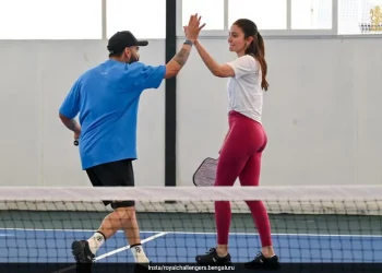 IPL 2025: Anushka Sharma and Virat Kohli play pickleball, and photos go viral