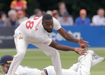 Gwandu will miss the England Test due to a strained groin.