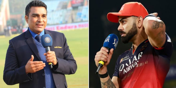 Sanjay Manjrekar is amazed as fans paint Chinnaswamy white in remembrance of Virat Kohli, saying, "Fans' love for him is something special."