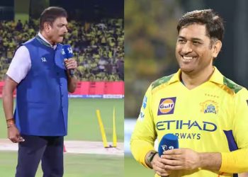 IPL 2025: At the toss, MS Dhoni responds cheekily to Ravi Shastri's query