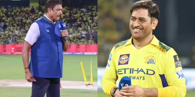 IPL 2025: At the toss, MS Dhoni responds cheekily to Ravi Shastri's query