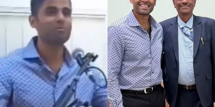 [Watch] At the father's retirement ceremony, Suryakumar Yadav gives a moving speech