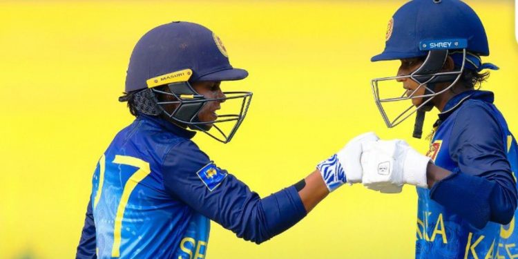 Harshitha Samarawickrama and Nilakshi de Silva's fifties give SL a close victory. 1 Harshitha Samarawickrama and Nilakshi de Silva's fifties give SL a close victory.