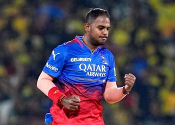 Dinesh Karthik praises Yash Dayal for his valiant last-over performance against CSK, saying, "It was outstanding."