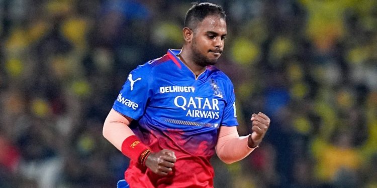 Dinesh Karthik praises Yash Dayal for his valiant last-over performance against CSK, saying, "It was outstanding."