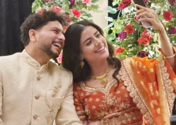 Kuldeep Yadav removes newly posted picture with fiancée Vanshika
