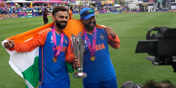 "I was nervous and uneasy" – Rohit Sharma recalls Virat Kohli bringing calm to the dressing room during the T20 World Cup final 1 "I was nervous and uneasy" – Rohit Sharma recalls Virat Kohli bringing calm to the dressing room during the T20 World Cup final