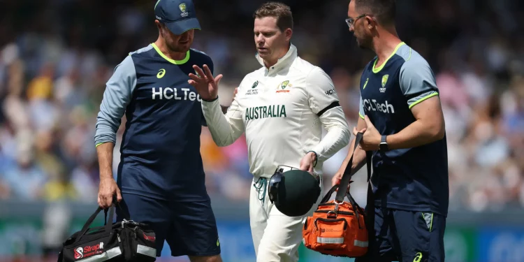 Steve Smith was admitted to the hospital following the dislocation of his right little finger in the WTC Final 2025