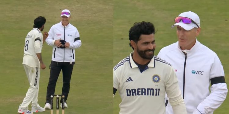 [WATCH] ENG vs IND 2025: Ravindra Jadeja’s playful fist pump near umpire after ball change request gets approved