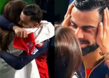 [WATCH] IPL 2025 Final: Emotional Kohli in tears as he hugs Anushka after RCB’s historic win