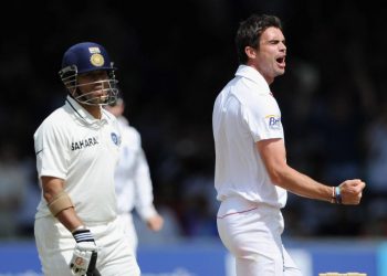 James Anderson expressed his amazement at sharing the name of the England-India Test series with Sachin Tendulkar