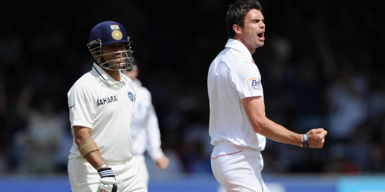 James Anderson expressed his amazement at sharing the name of the England-India Test series with Sachin Tendulkar