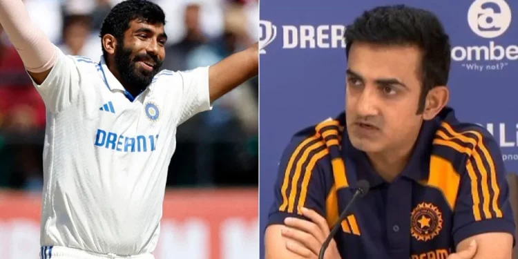 Gautam Gambhir on Jasprit Bumrah's participation in England Tests: 'Yet to decide which three matches he'll feature in' 1 Gautam Gambhir on Jasprit Bumrah's participation in England Tests: 'Yet to decide which three matches he'll feature in'