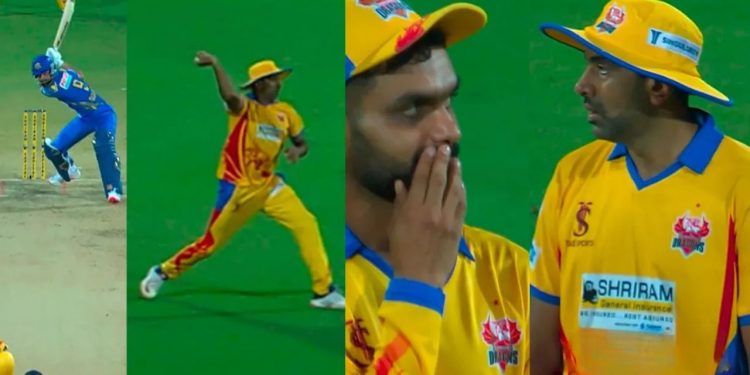 [WATCH] TNPL 2025: Dindigul Dragons vs. Siechem Madurai Panthers: Three overthrows due to a comedy of field mistakes