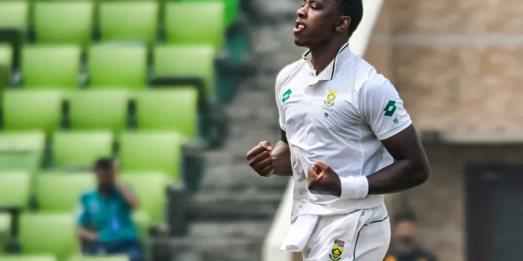Rabada declares, "I'm willing to give my blood for this team," in celebration of the "special, special, special" victory.