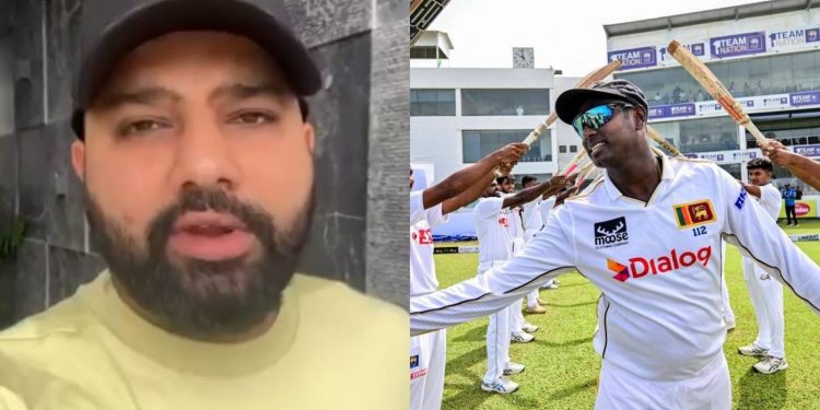 Rohit Sharma: 'You've been a true servant to your nation' before Angelo Mathews' farewell Test 1 Rohit Sharma: 'You've been a true servant to your nation' before Angelo Mathews' farewell Test