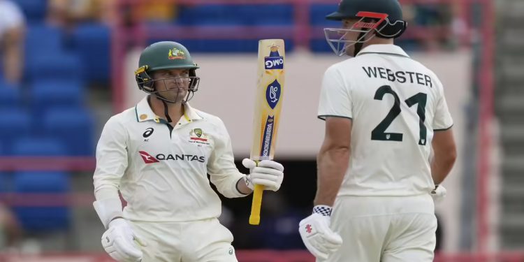 Carey, Webster lift Australia to 286 1 Carey, Webster lift Australia to 286