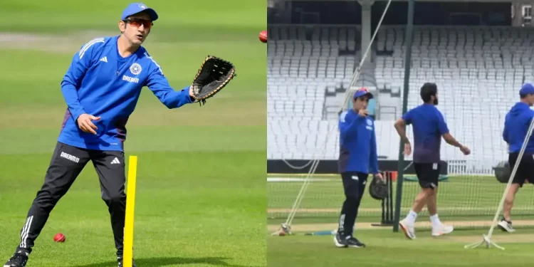 Gautam Gambhir appears to snub Oval curator in second encounter; video goes viral 1 Gautam Gambhir appears to snub Oval curator in second encounter; video goes viral