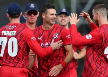 42-year-old James Anderson bags three wickets