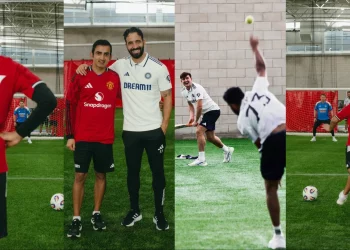 Indian team meets Manchester United stars before fourth Test, photos go viral