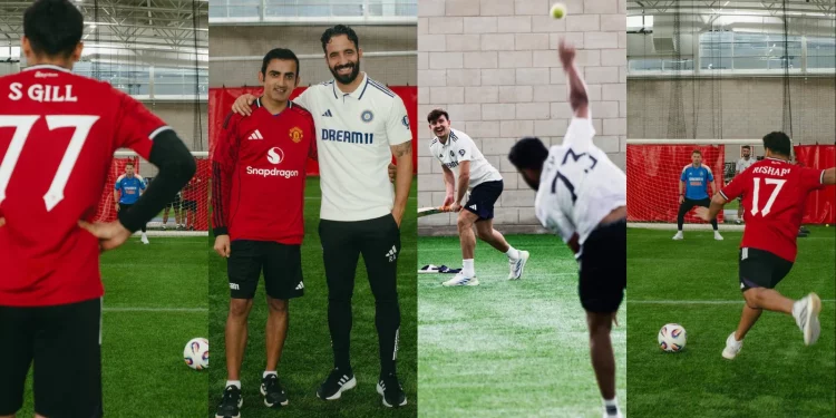 Indian team meets Manchester United stars before fourth Test, photos go viral 1 Indian team meets Manchester United stars before fourth Test, photos go viral