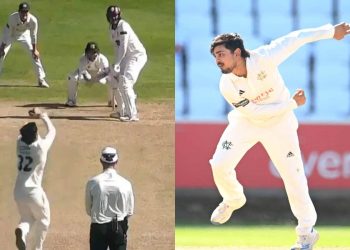 [WATCH]: Ishan Kishan mimics Harbhajan Singh’s bowling action for Nottinghamshire