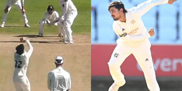 [WATCH]: Ishan Kishan mimics Harbhajan Singh’s bowling action for Nottinghamshire