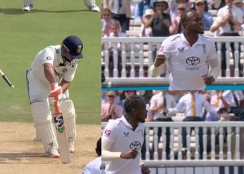 Jofra Archer's rocket knocks Rishabh Pant's stump flying