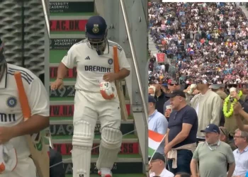 Pant gets standing ovation after brave knock on fractured foot
