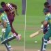 Sheldon Cottrell's clever footwork sends Sarel Erwee packing 7 Sheldon Cottrell's clever footwork sends Sarel Erwee packing