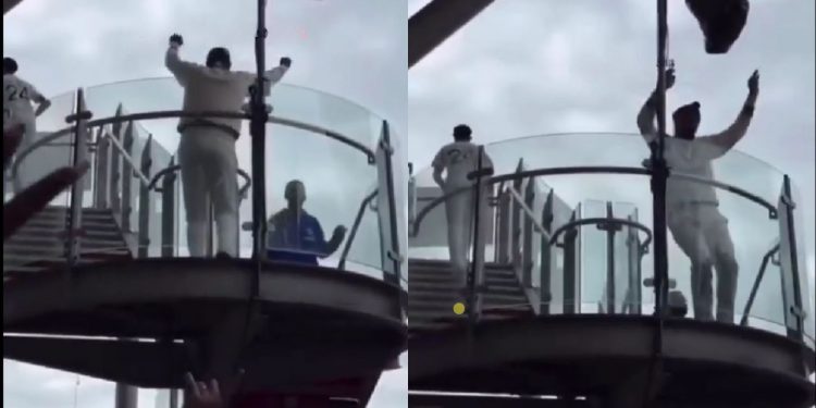 Arshdeep Singh celebrates Manchester draw with bhangra 1 Arshdeep Singh celebrates Manchester draw with bhangra