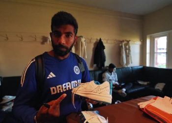 Jasprit Bumrah gifts shoes to MCC museum after Lord's five-for