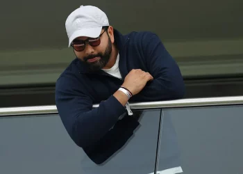 Rohit Sharma spotted at The Oval to witness Day 3 action
