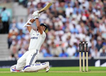 Yashasvi Jaiswal lights up Oval with special century celebration