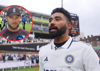 'Lion-hearted' – Brendon McCullum praises Mohammed Siraj's fearless effort