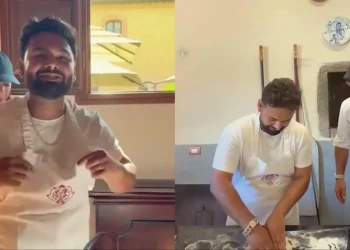 Rishabh Pant makes pizza with broken foot, video viral