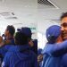 Gautam Gambhir lifted by Morne Morkel during dressing room celebrations after Oval victory 7 Gautam Gambhir lifted by Morne Morkel during dressing room celebrations after Oval victory