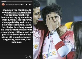 'You deserve to be sued' - Sreesanth's wife slams Lalit Modi, Clarke for sharing slapgate video