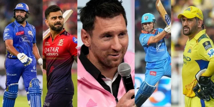 Has Messi met an Indian cricketer?