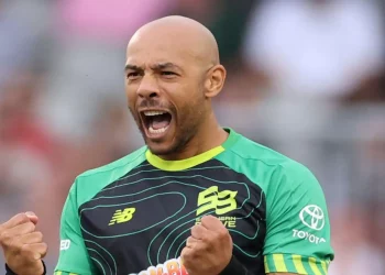 Tymal Mills banned from using OnlyFans bat logo